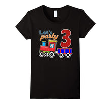 3 Years Old 3rd Birthday Train 3 Toddler Kids T-Shirt