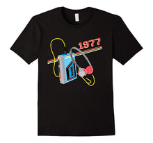 1977 Cassette Tape T Shirt for 40th Birthday