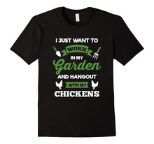 Garden Chicken Shirt Work in Garden Hangout With Chickens