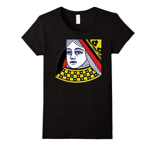 Queen of Diamonds Tshirt Face Cards Playing Cards Clothing