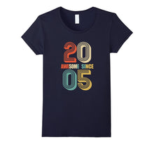 Awesome Since 2005 T-Shirt 12 Yrs Old Bday 12th Birthday Tee