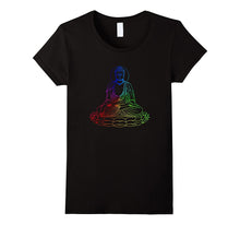 Rainbow Siddhartha Gautama Buddha T Shirt