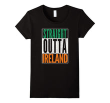 STRAIGHT OUTTA IRELAND Irish Flag St. Patrick's Day T-Shirt