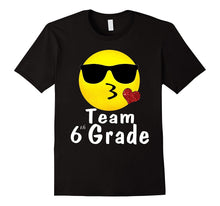 Team 6th Grade Shirts Gifts for Teacher Emoji Hearts Love