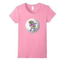 Dabbing Unicorn T-Shirt Funny Volleyball Dab Shirt