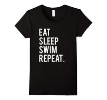 Eat Sleep Swim Repeat Swimming Swim Team T-Shirt