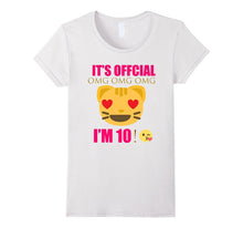 Popular Cute 10th Birthday Girls Emoji Shirt