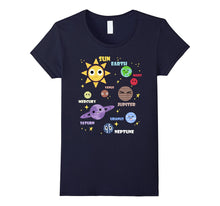 Cute Solar System Shirt Kids Toddlers Astronomy