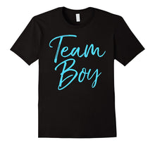 Team Boy Shirt Cute Blue Gender Reveal Announcement Tee