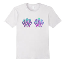 Mermaid Shell Tshirt for Birthdays, Hen Dos and Halloween