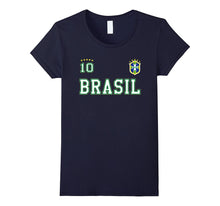 2 SIDED Brazil Soccer Tshirt With Number 10 Sports Appareal