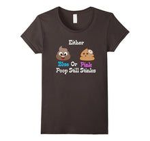 Blue or Pink Poop Still Stink Gender Reveal Parody Funny Tee