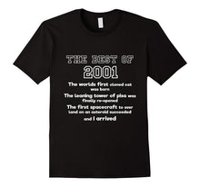 2001 16th Birthday T Shirt Gift for 16 Year Old Boys / Girls