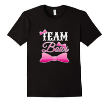 Team Bow Girl Pink Theme Tee T Shirt for Gender Reveal Party