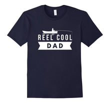 Mens Reel Cool Dad Love Fishing Daddy Grandpa Gift T-Shirt