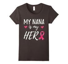 My Nana Is My Hero Pink Ribbon Breast Cancer Awareness Shirt