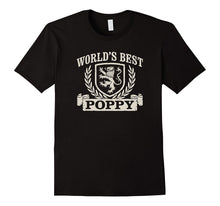 Mens Vintage Crest World's Best Poppy T-Shirt