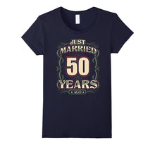 50th Wedding Anniversary Shirt Just Married 50 Years Ago