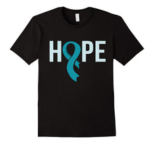 HOPE Teal Ribbon Ovarian Cancer Awareness T-Shirt