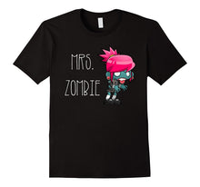Mrs. Zombie. Halloween T-Shirt for Couples. Mr and Mrs Shirt