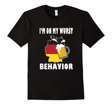Funny Im on My Wurst Behavior T-Shirt German Germany Gift