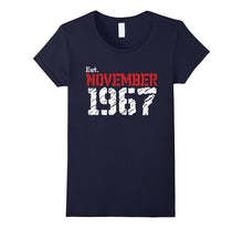 Est November 1967 Shirt 50th Birthday Gifts TShirt
