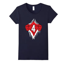Superhero Birthday Shirt 4 Year Old Tshirt Girls Boys Comic