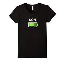 Son Battery Shirt / Mommy and Daddy Low Battery Tshirt Boys