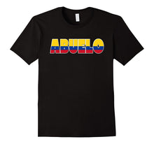 Columbian Flag Abuelo Tee-Shirt for Hispanic Grandfather
