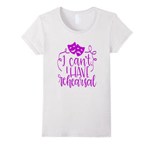 Funny Theater Shirt Sorry I Can't I Have Rehearsal Plum