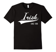18th Birthday Gift Shirt Irish Since 1999 18 Years Old Tee