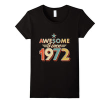 Awesome Since 1972 Vintage T-Shirt 45 Yrs Old 45th Birthday
