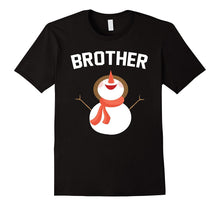 Brother Christmas Snowman Family Matching Pajamas T-Shirt