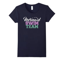 Mermaid SWIM TEAM Bubbles Fun T Shirt