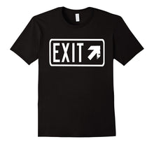 Exit Sign T-Shirt Emergency Evacuation Graphic Tee