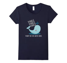 FUNNY WHALE WHAT DO WE HAVE HERE T-Shirt Animal Zoo Shark