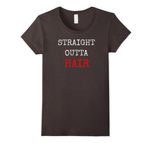 No Hair Shirt - Bald Shirt Straight Outta Hair Sarcastic Tee
