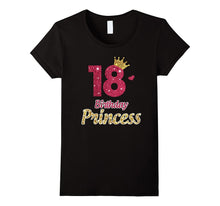 18th Birthday Girl T-Shirt Princess Crown - Gifts Childrens