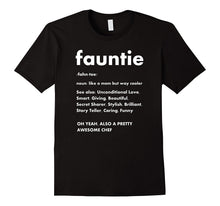 Fauntie Chef Fun Auntie Definition Funny Gift T Shirt