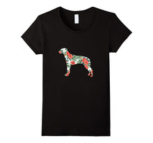 Rhodesian Ridgebacks Aloha Dog Silhouette T-Shirt Red