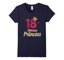 18th Birthday Girl T-Shirt Princess Crown - Gifts Childrens