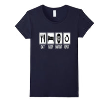 Eat Sleep Shutout Repeat Hockey Goalie T-Shirt