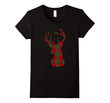 Stewart Plaid Deer Scottish Pride Tartan T-Shirt