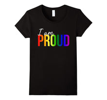 I Am Proud LGBTQ Rainbow Flag Shirt