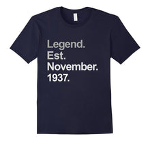Legend Est November 1937 Shirt - 80th Birthday Gifts TShirt