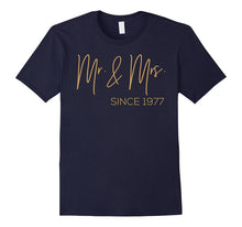 40th Wedding Anniversary Gift Ideas Couples T Shirt