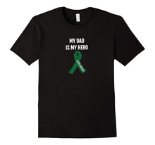 My Dad Is My Hero Liver Cancer Awareness Ribbon T Shirt