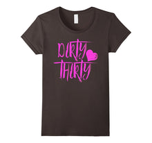 30th Birthday Shirt Pink Heart Dirty Thirty 30 Women Girls