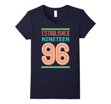 21st Birthday Gift Shirt Established 1996 21 Year Old Tshirt