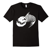 Fishing Badass Fish Bone Skeleton T-Shirt Fisherman Gift